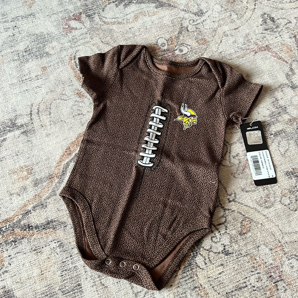 NFL Vikings Football Onesie